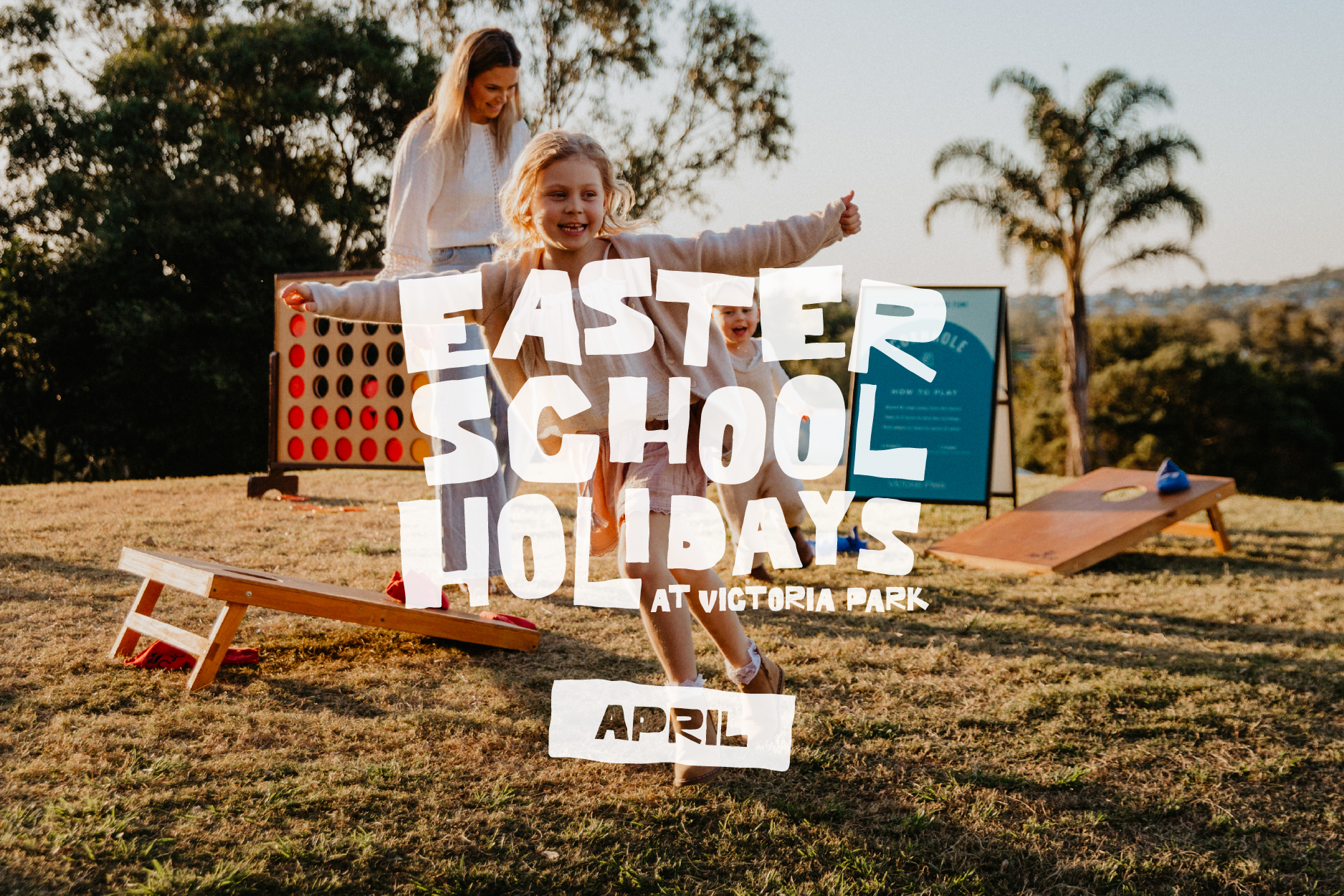Easter School Holidays Whats On Banner