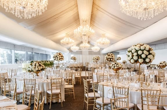 Victoria-Park-Golf-Complex-Wedding-Styling-In-Marquee-Room
