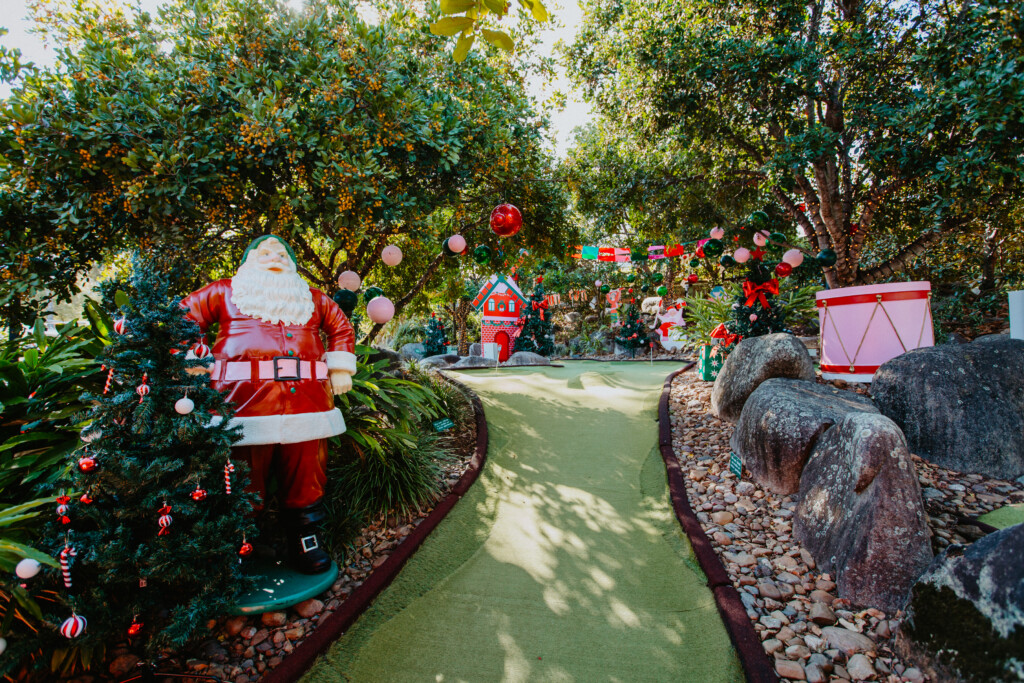 Christmas Putt Putt course