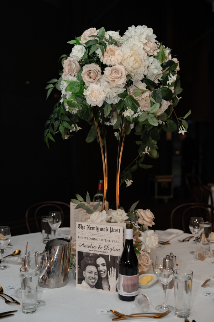 Amelia and Dylan wedding tablescape